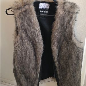 Kensie Faux Fur Vest